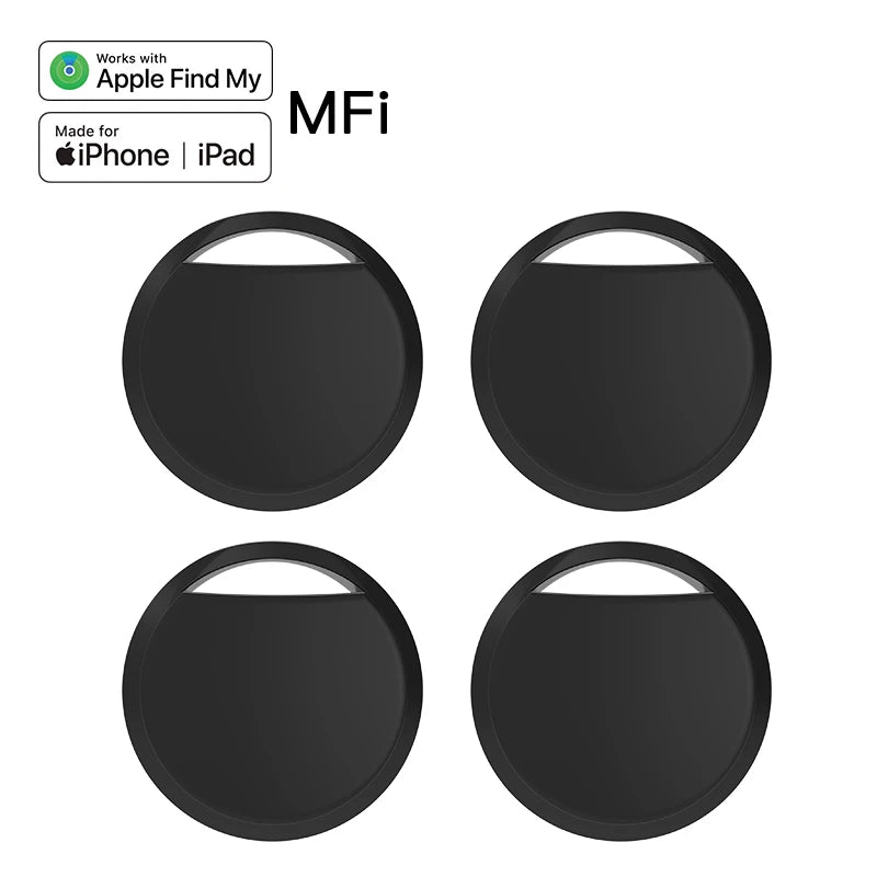 Rastreador antipérdida para Apple Airtag, repuesto a través de encontrar mi rastreador GPS Bluetooth para equipaje, bus…