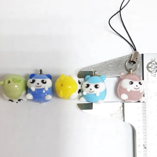 Murano Glass Lampwork Handmade Colored Animal Beads Glass for Custom Shape Decorative Ornaments
