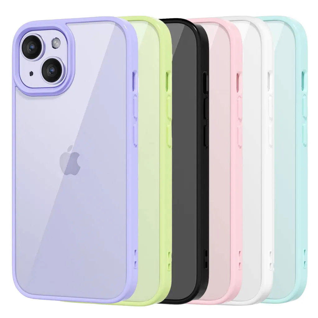 Funda de teléfono transparente a prueba de golpes para iPhone 16 15 14 13 12 11 Pro Max 7 8 Plus XR Xs 12 Mini cubierta…