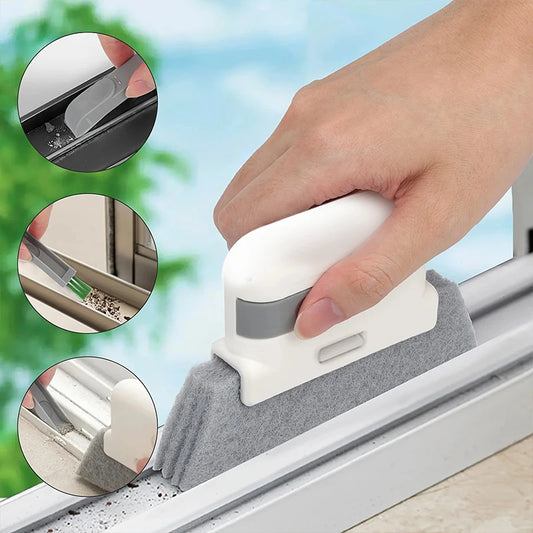 Cepillo de limpieza de ventanas, ranura para alféizar de ventana, gabinete Deadend, cepillo para grietas, herramientas…