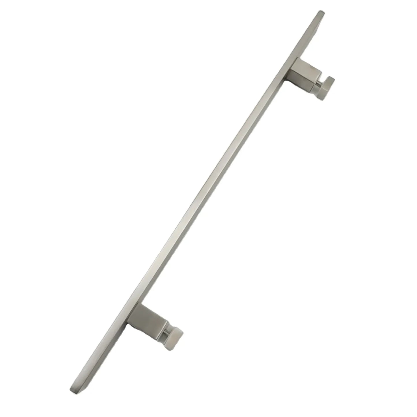 Custom square Stainless Steel 304 Glass Door Handle Manufacturer Modern Home Entry Wooden Door Handle Low MOQ