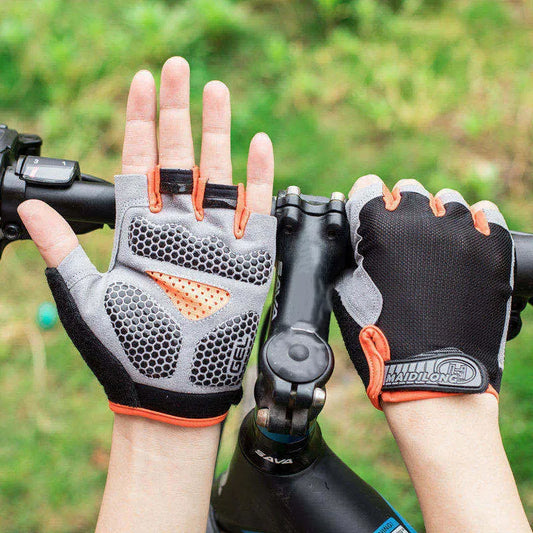 Guantes de ciclismo para hombre, guantes de gimnasio de medio dedo, manopla para mujer, guantes antideslizantes transpi…
