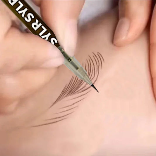 Lápiz de cejas ultrafino de 0,008mm, larga duración, a prueba de manchas, resistente al agua, a prueba de sudor, altame…