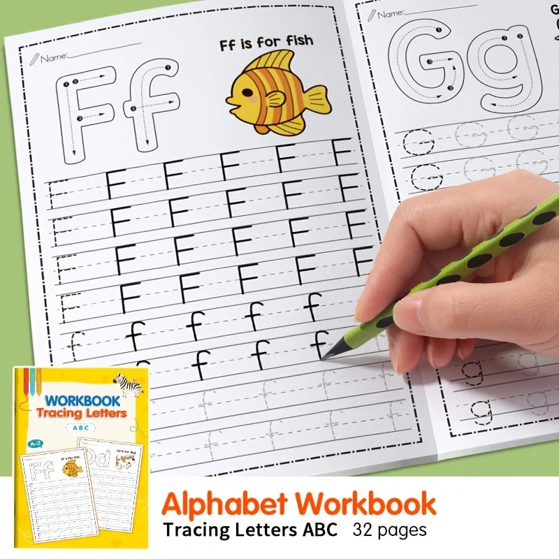 Libro de práctica del alfabeto para niños: actividades creativas de aprendizaje del alfabeto y colores, desarrollan hab…