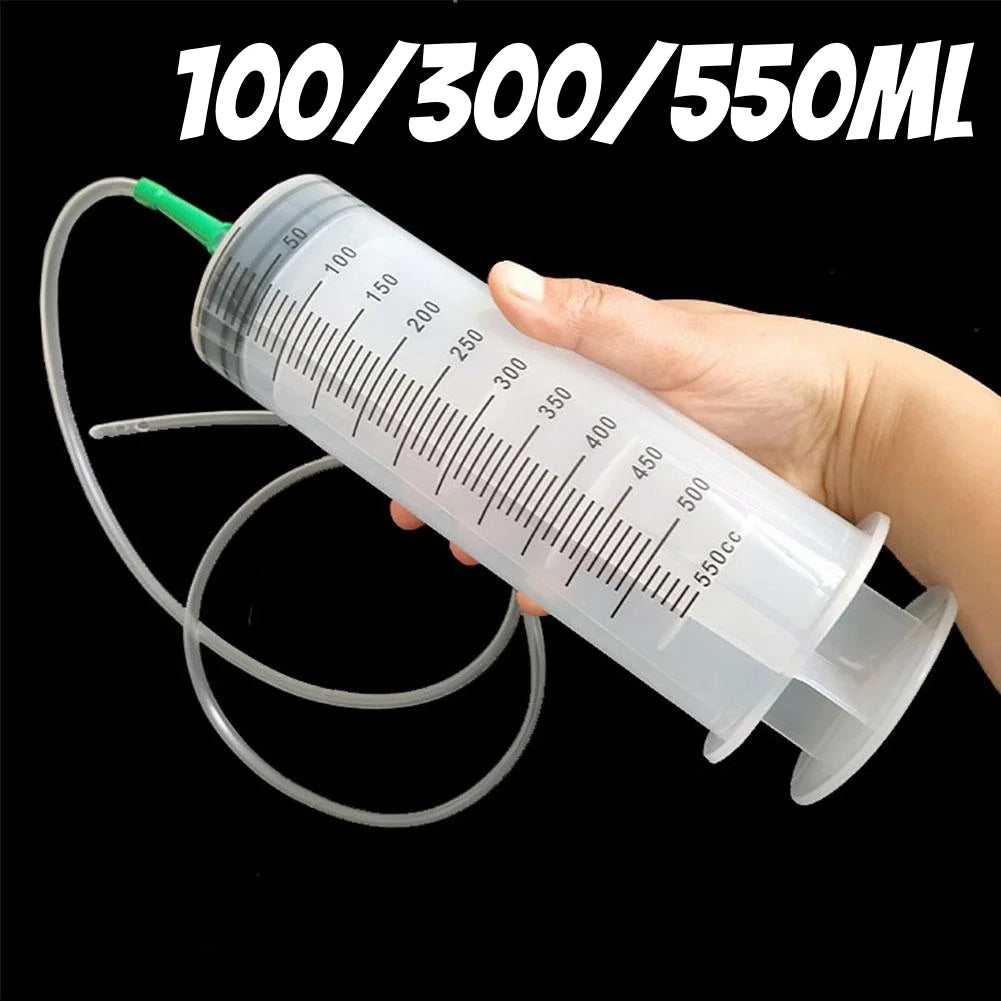 Bomba de aceite de jeringas de gran capacidad, 100/300/550ml, con manguera de 1m, bomba medidora de alimentación para m…
