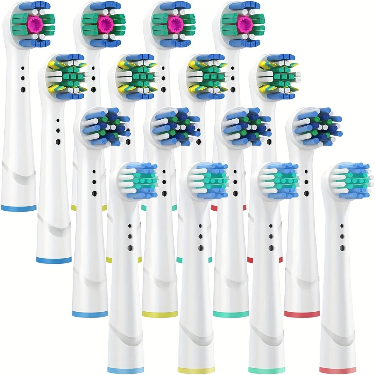 Cabezales de repuesto para cepillo de dientes, compatibles con Oral-B Braun, cabezales de cepillo de dientes eléctrico…