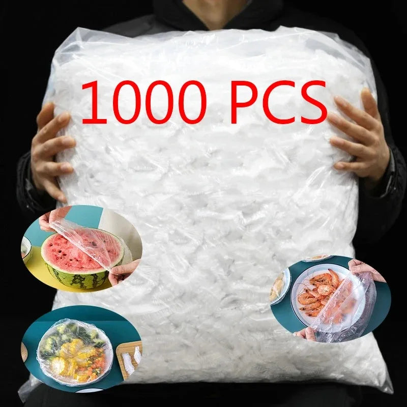 Cubierta desechable para alimentos, cubierta intestinal envolvente Saran, bolsa de plástico para mantenimiento fresco d…