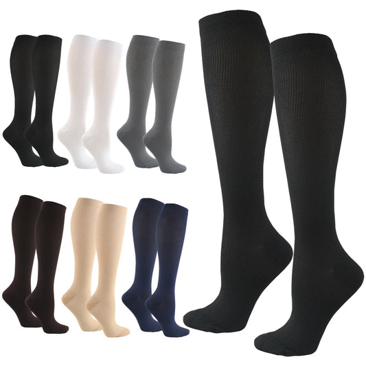 Calcetines de compresión para venas varicosas aptos para Golf Rugby correr deportes de senderismo para antifatiga condu…