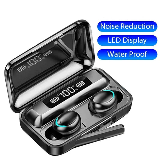 Auriculares inalámbricos F9 LED Dislpaly Binaural TWS Auriculares inalámbricos con Bluetooth auriculares Bluetooth con…