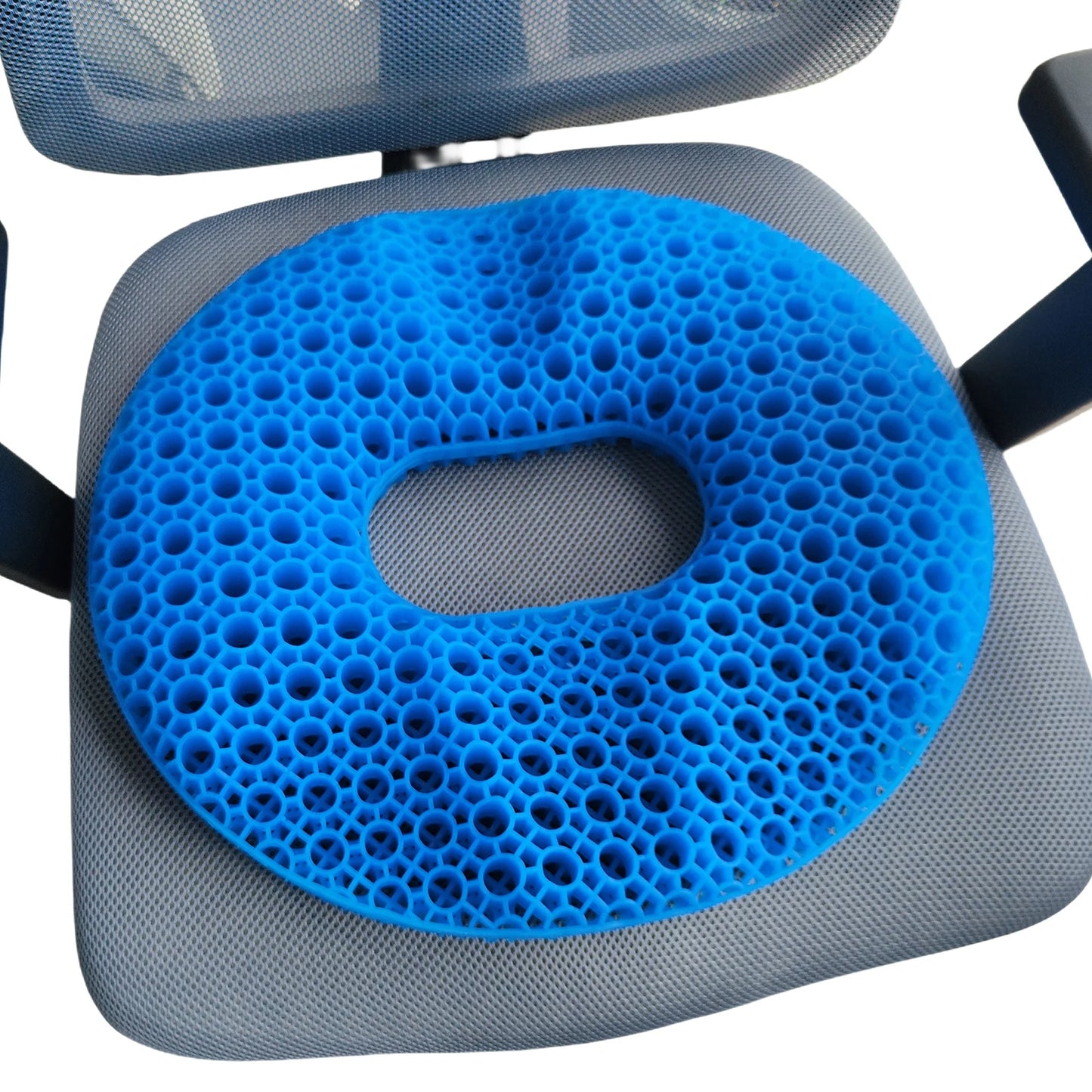 Portable Breathable Honeycomb Gel Cushion Cooling Seat Cushion for Office Chairs Offers Pressure Relief and Convenience