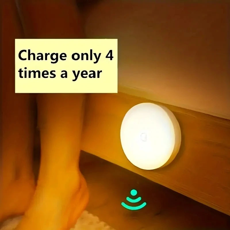 Luz nocturna con Sensor de movimiento, lámpara detectora LED inalámbrica para dormitorio, escalera, armario y decoració…