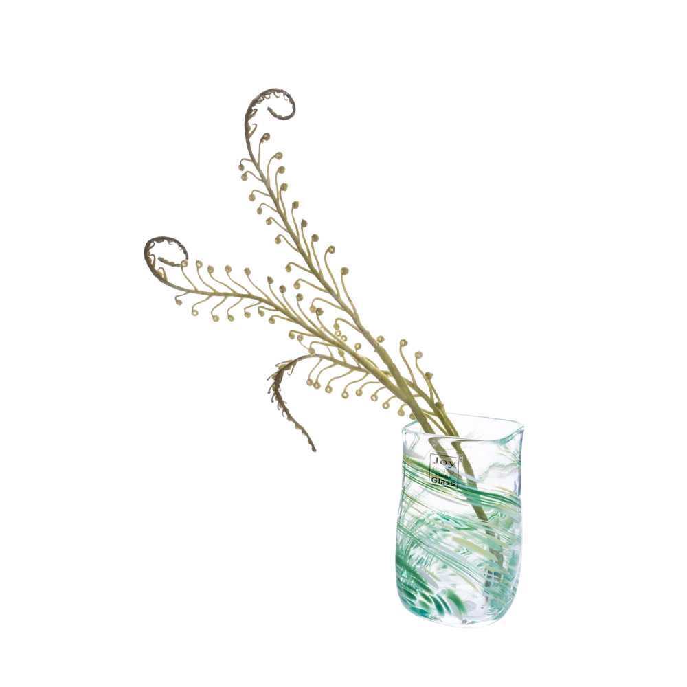Chien Keng Modern Small Square Glass Tabletop Vase Hand Blown Customized Color Elegant Wedding Decor Flowers Crystal Wedding