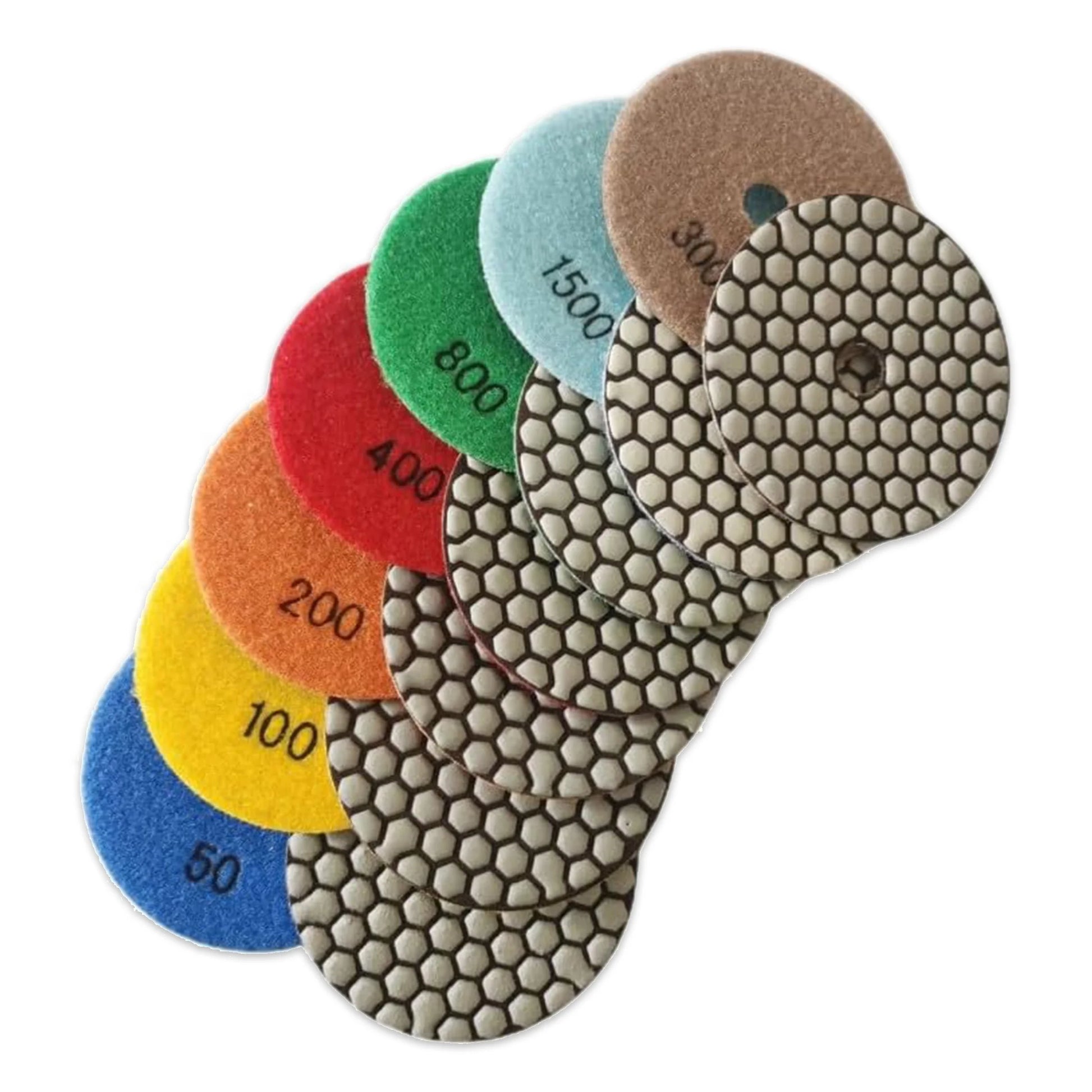 OEM 3mm Diamond Resin Polishing Pads for Marble Granite Floor Polishing & Grinding
