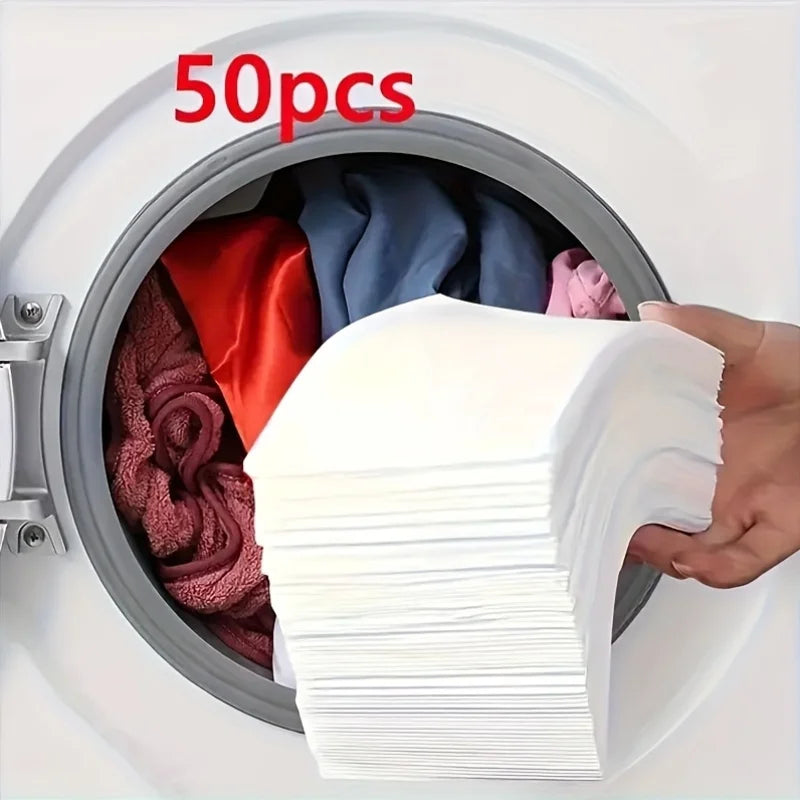 Paño resistente a la tinte de 50 colores para lavandería, sin composición química, protección antipenetración y decolor…