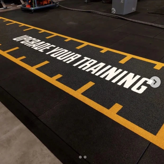 Gym Interior Design Upgrade Sled Tracks Sports Artificial Turf