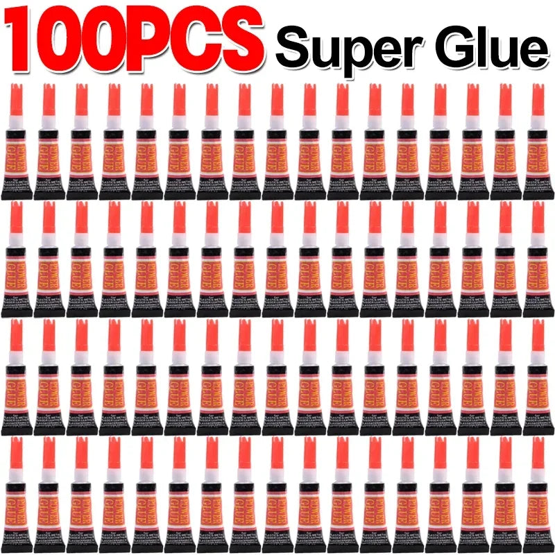 Superpegamento líquido para madera, caucho, Metal, vidrio, cianoacrilato, adhesivo, papelería, tienda, Gel para uñas 50…