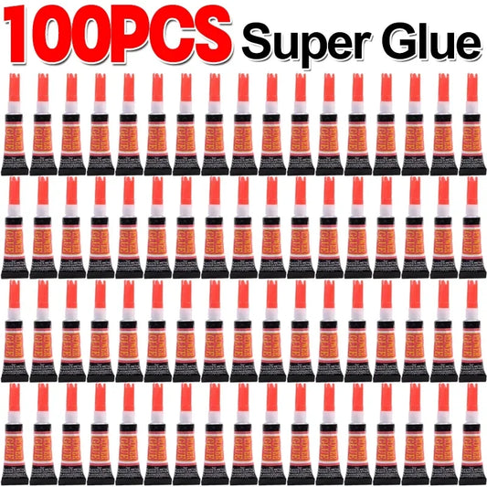 Superpegamento líquido para madera, caucho, Metal, vidrio, cianoacrilato, adhesivo, papelería, tienda, Gel para uñas 50…