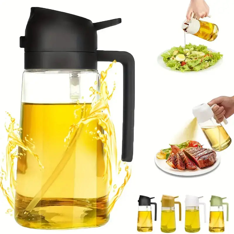 Dispensador de aceite, accesorios para condimentos, botella de vinagrera de aceite, pulverizador de aceite, utensilios…