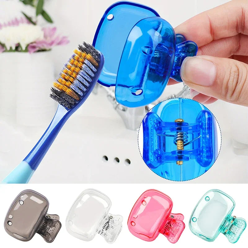 1 Uds. Fundas para cabezales de cepillo de dientes de viaje, tapa protectora para cepillo de dientes, funda protectora…