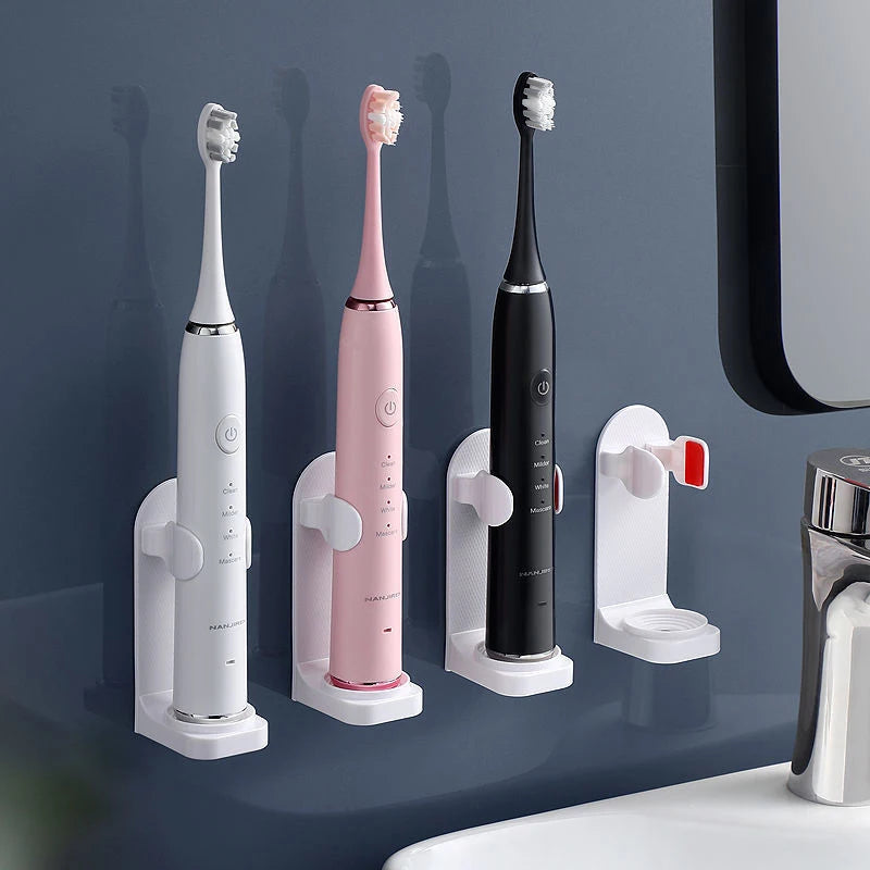 Soporte ajustable para cepillo de dientes eléctrico, Base de silicona antideslizante para montaje en pared, estante cor…