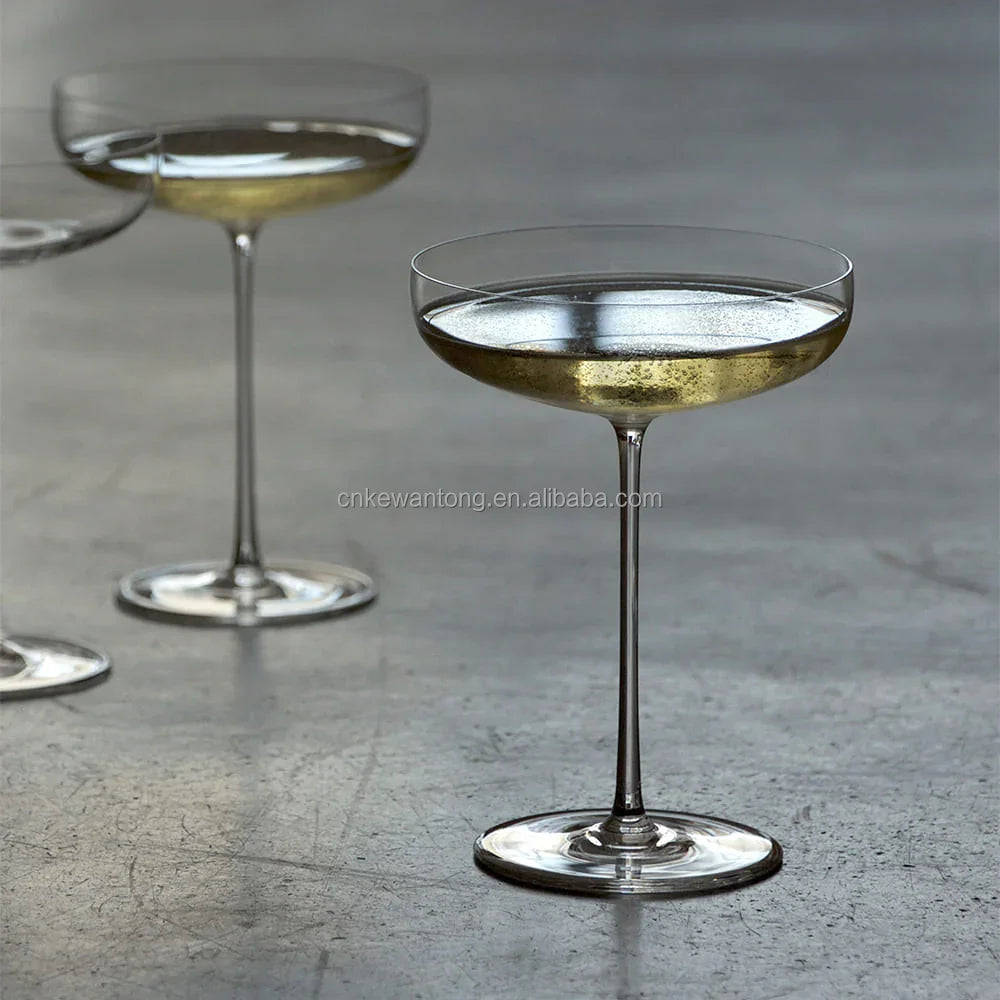 Bar Extra Long Stem Ultrathin Martini Glass Clear Tall Butterfly Champagne Flute Martini Glasses Cocktail
