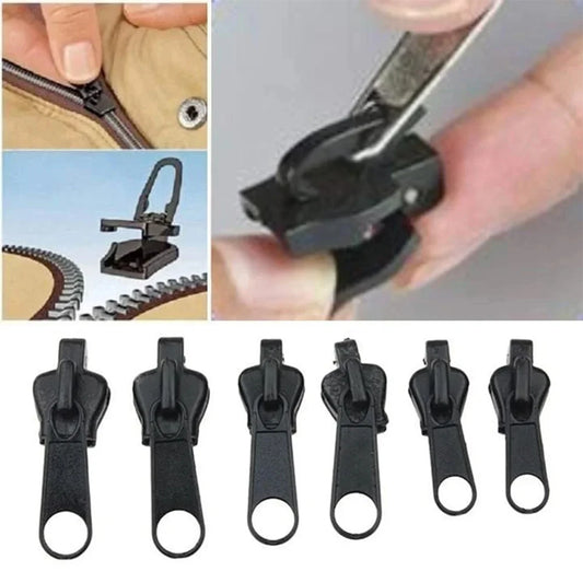 Kit Universal de reparación de cremalleras de reparación instantánea, deslizador de cremallera de repuesto, dientes de…