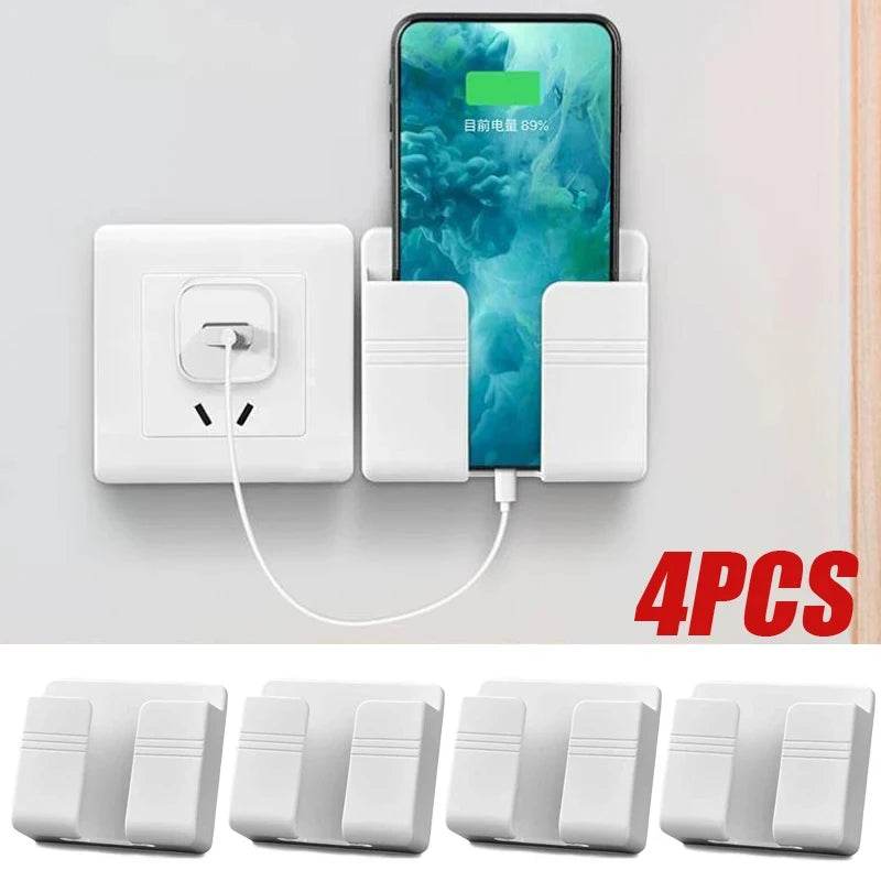 Caja de almacenamiento montada en la pared, organizador multifunción sin perforaciones, Control remoto de TV, soporte d…