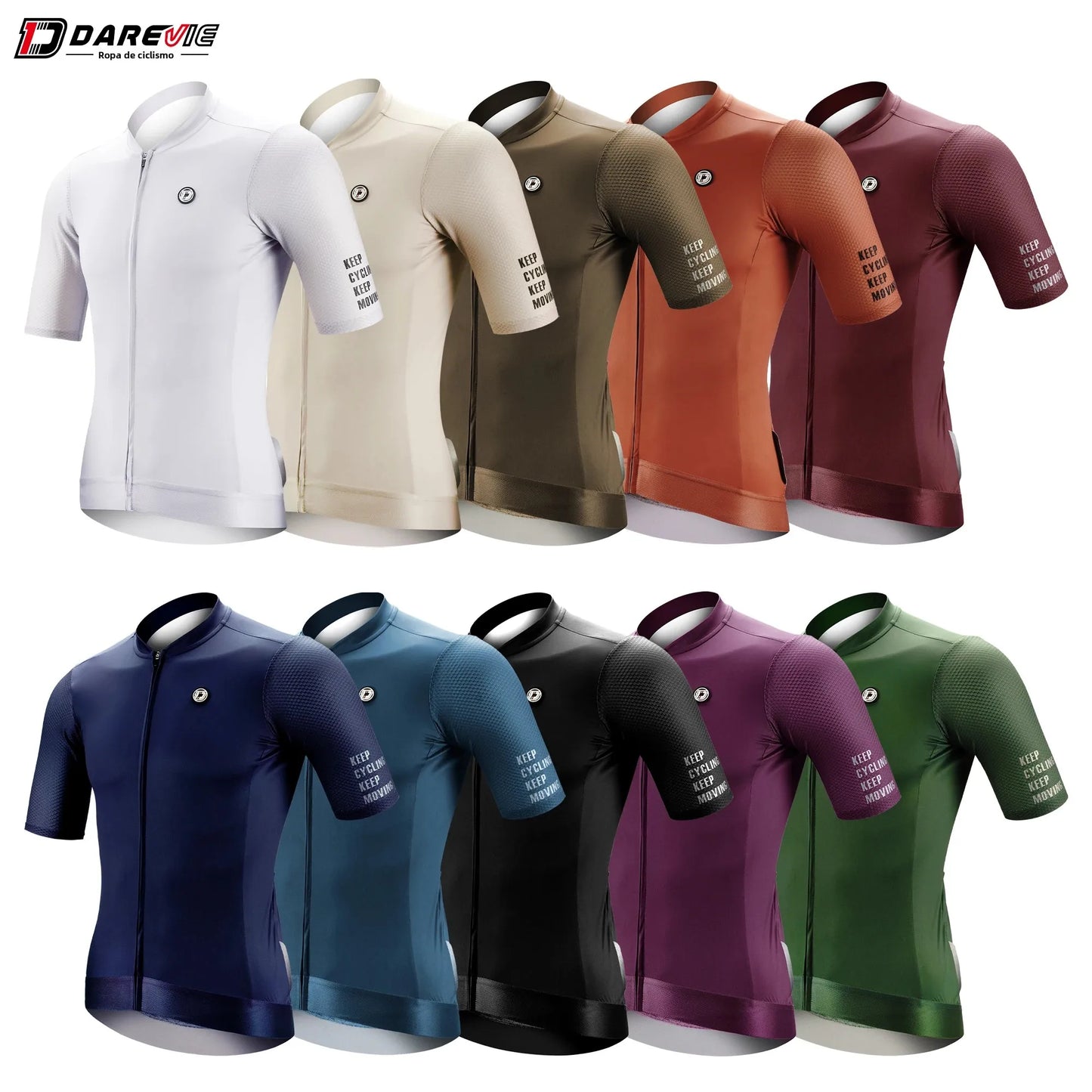 DAREVIE Sudadera para bicicletas SPF 50 nivel de entrenamiento antiultravioleta adelgazamiento de talla pequeña bicicle…
