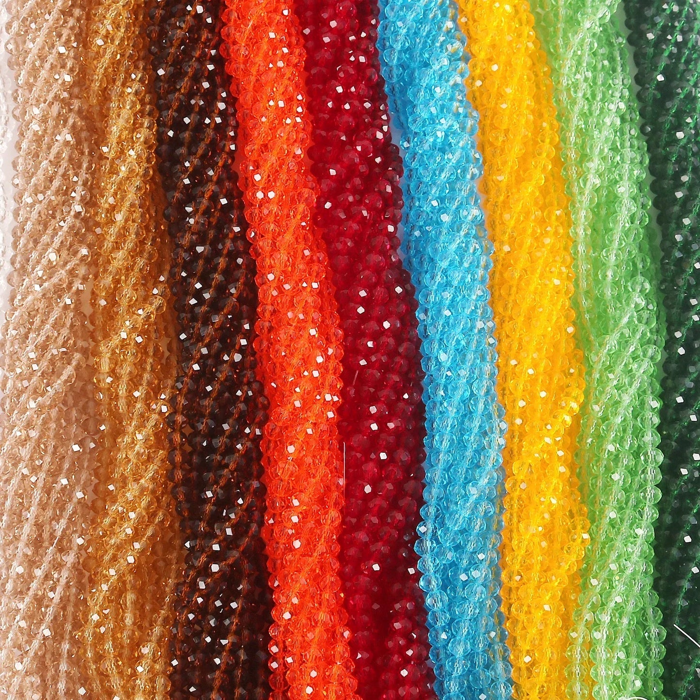 2mm 4mm 6mm 8mm Rondelle Austria cuentas de cristal facetadas cuentas de vidrio cuentas espaciadoras sueltas para pulse…