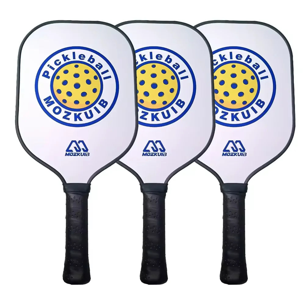 MOZKUIB 3pcs  Custom Pickleball Paddles USAPA Approved Carbon Fiber Surface Unibody Thermoformed Pickleball Racket