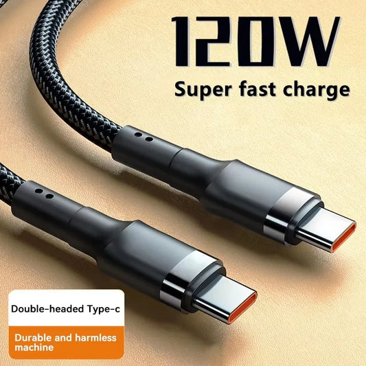 Cable de Carga Rápida de 120W, Cable USB C a USB Tipo C de Alta Calidad con Carga Rápida PD para iPhone, Xiaomi 17 Plus…