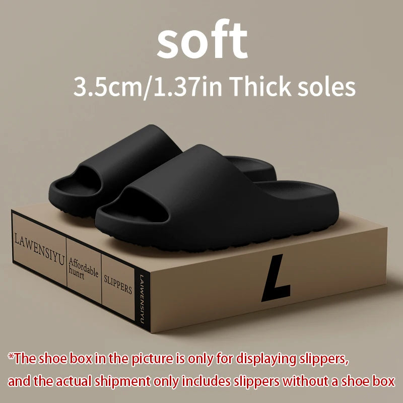 Zapatillas antideslizantes de EVA para hombre, pantuflas con parte inferior gruesa para el hogar, cómodas y ligeras, pa…