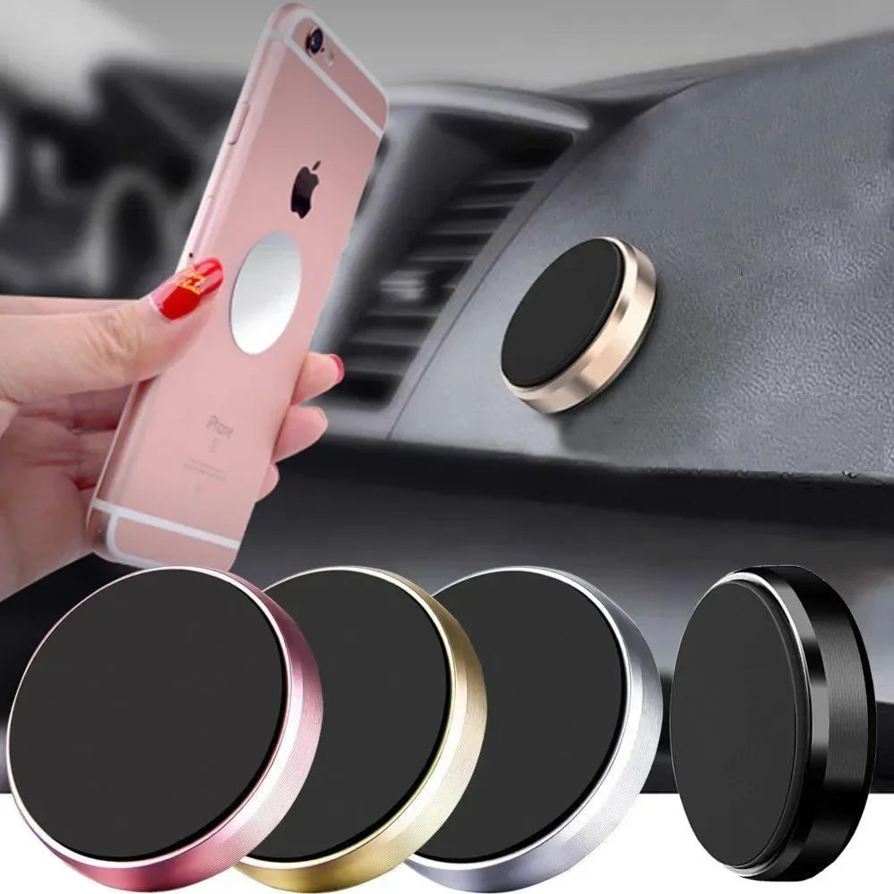 Soporte magnético Universal para teléfono de coche, pegatina magnética para salpicadero de iPhone, Xiaomi, Huawei, Sams…