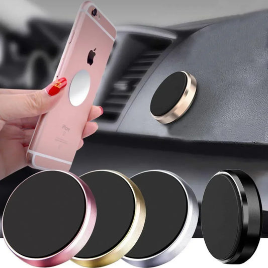 Soporte magnético Universal para teléfono de coche, pegatina magnética para salpicadero de iPhone, Xiaomi, Huawei, Sams…