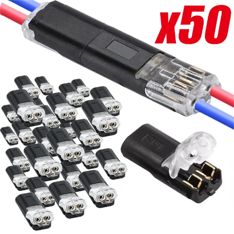 Conector eléctrico impermeable de 2 pines, Cable de coche, conector eléctrico automotriz, conexión de Terminal de tira,…
