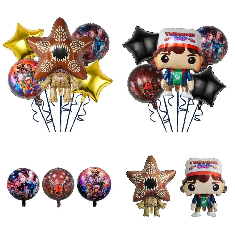 Globos de Aluminio con Diseño de Flores Carnívoras de Dibujos Animados, Decoración para Festivales, Globos de Látex par…