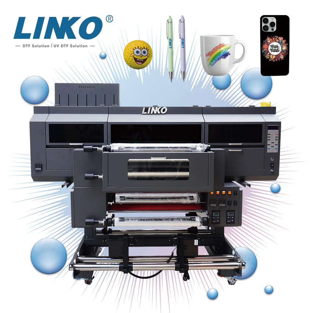 Latest I3200 Uv Dtf Printer A/B Film Roll to Roll A1 Sticker Printing Machine High Productivity UV DTF Printer
