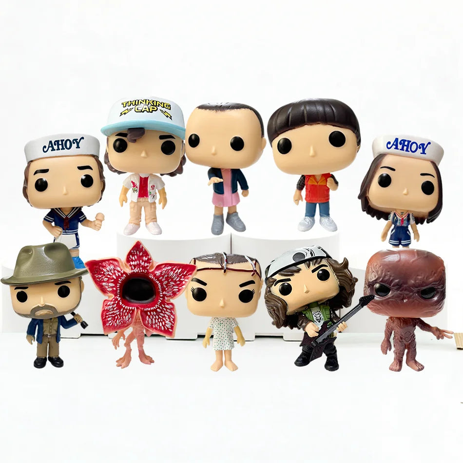 Figura de Anime Strangers Things Jane Ives/Will Byers/Mike Wheeler figura de acción Cosplay figuras de adorno de vinilo…