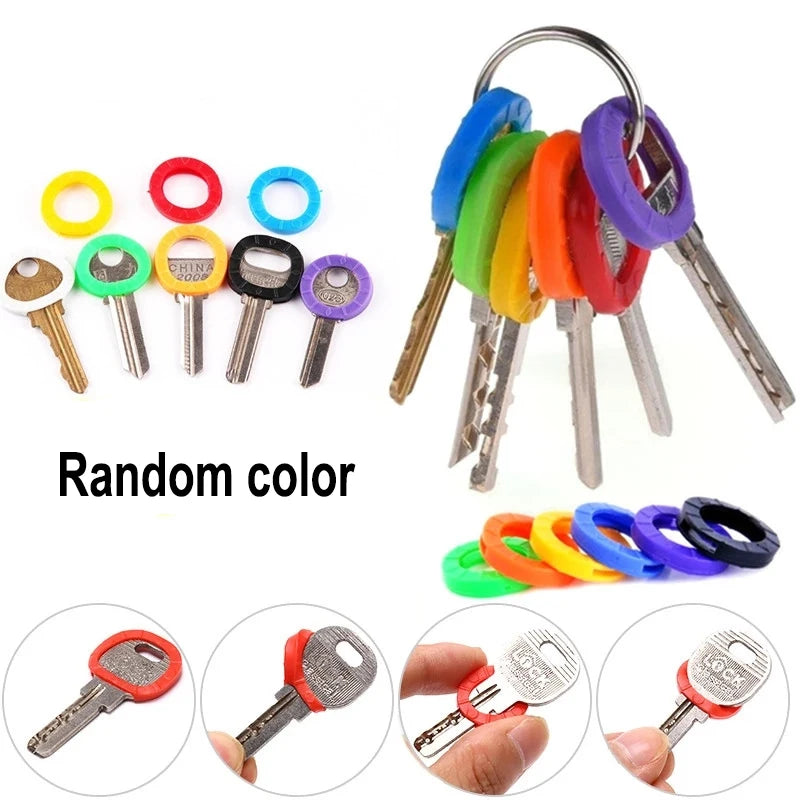 10/24/32 unidades de fundas de silicona elásticas suaves de colores surtidos para llaves, llaveros DIY, colgantes para…