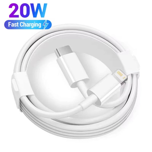 20W PD USB a iluminación USB C a Cable cargador rápido de iluminación para Apple iPhone 14 13 12 11 Pro Max X XR Plus l…