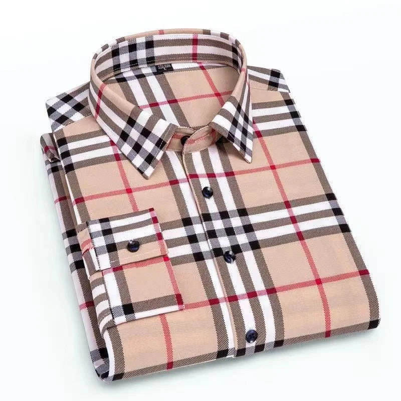 Men's Dress Shirts Camisas Hombre Plus Size Shirts Camisa Manga Larga Hombre Plus Size Mens Shirts