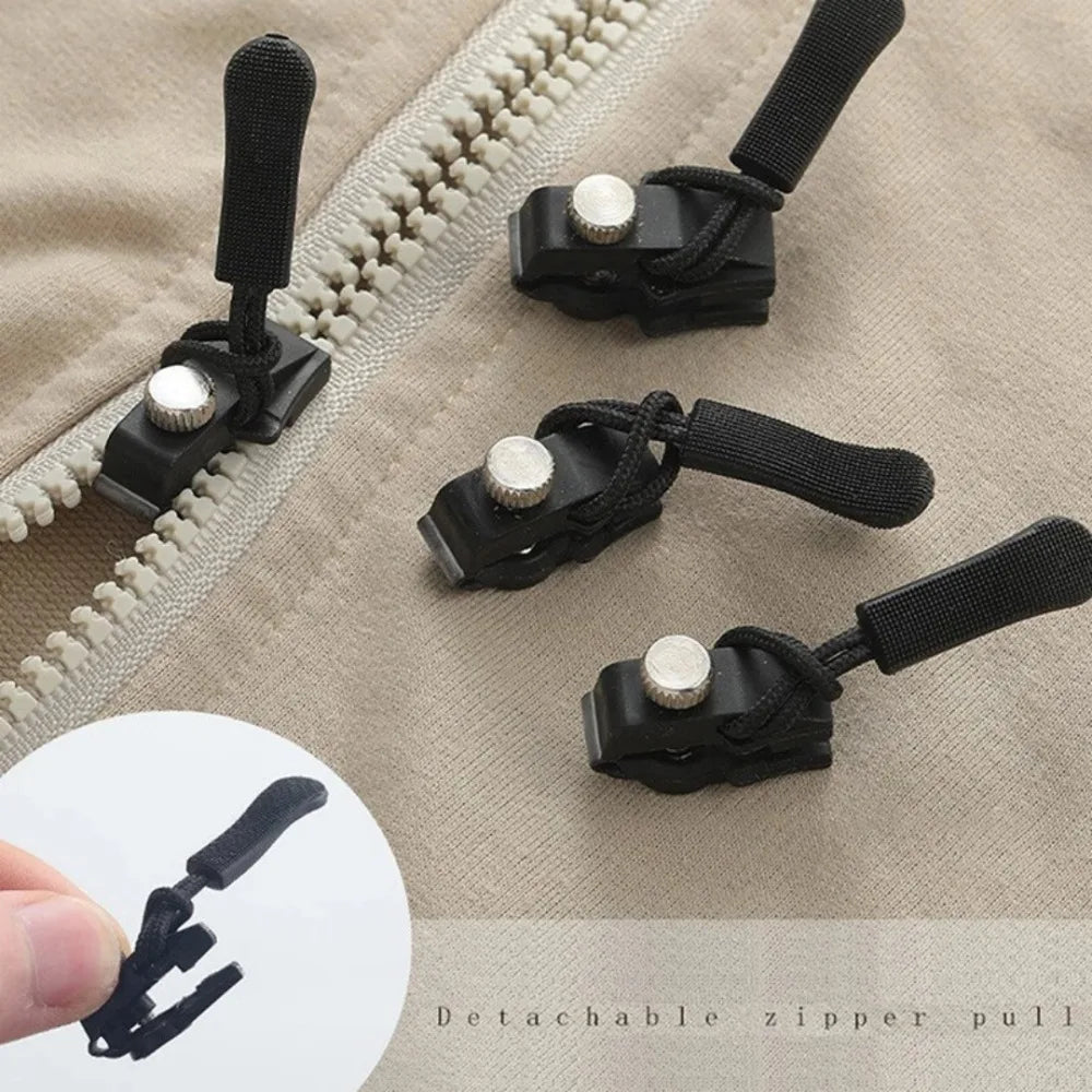 Cabezal de bloqueo de cremallera Universal, instalación rápida, cabezal de cremallera desmontable para chaquetas, bolsa…