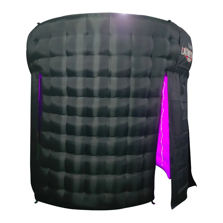 Led Lights Party Tent Photo Cabin Vogue 360 Photo Booth Enclosure Backdrop Nightclub Club Party bar Inflable