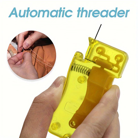Enhebrador de agujas automático, enhebrador de agujas de coser a mano DIY, manualidades para el hogar y suministros de…