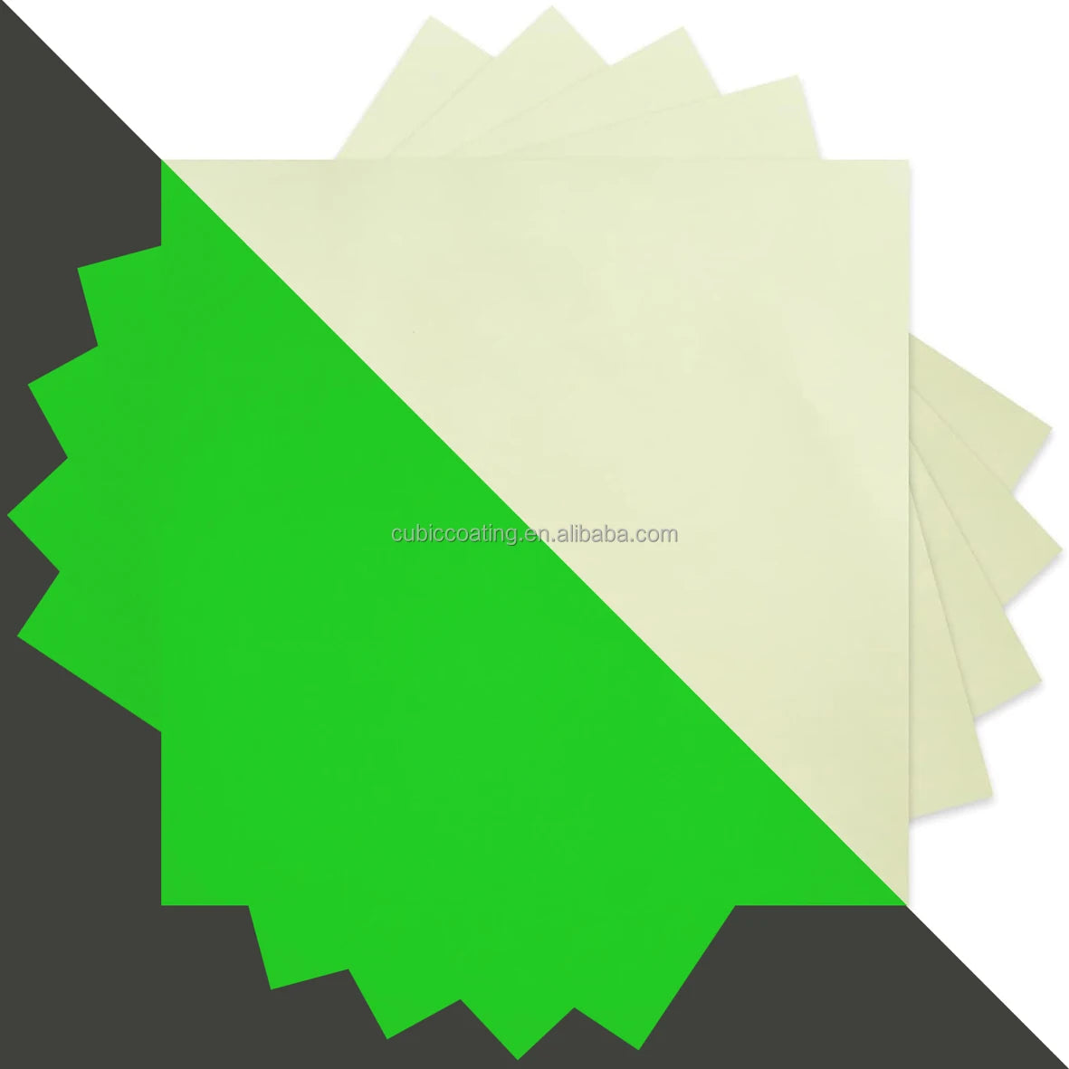 A4 Glow Luminous Film Glow In The Dark Waterproof Sticker Paper For Party Stickers