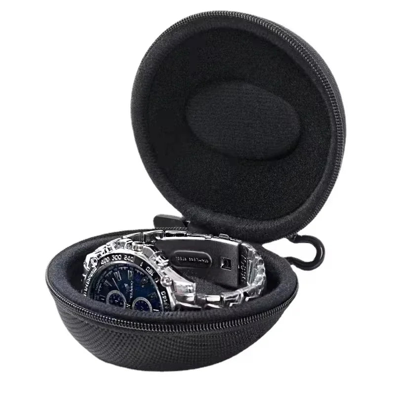 Estuche de viaje portátil EVA para reloj individual, caja organizadora de almacenamiento para reloj, soporte impermeabl…