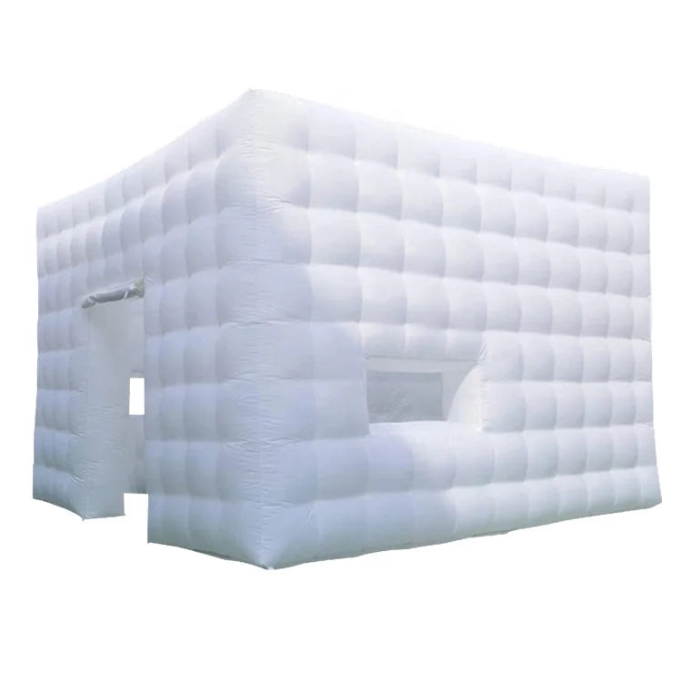 Factory Sales Outdoor Photo Booth Party Inflatable Cube Tent Facet Air Inflatable Tent House Air Fort Inflatable Tent