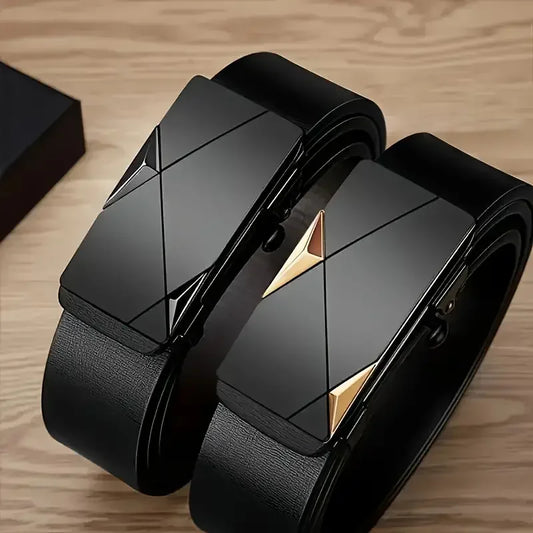 Elegante cinturón de cuero PU para hombre: cinturones de moda para la vida diaria, el ocio, la fiesta, el festival, el…