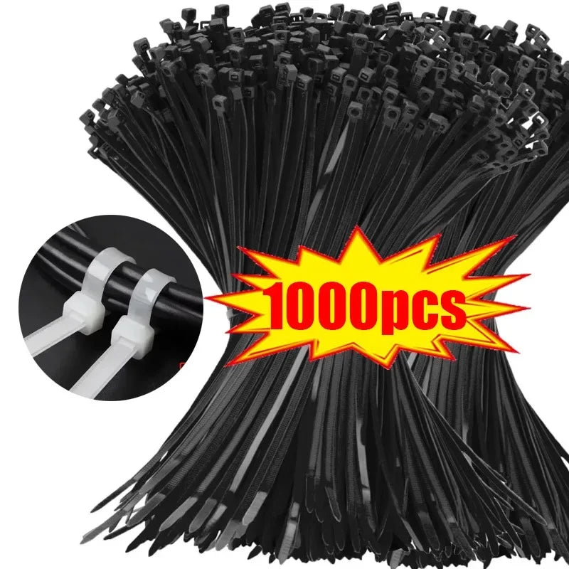 10-1000 Uds. Collar de sujeción de plástico, abrazadera para bridas de Cable, abrazaderas de plástico para invernadero,…