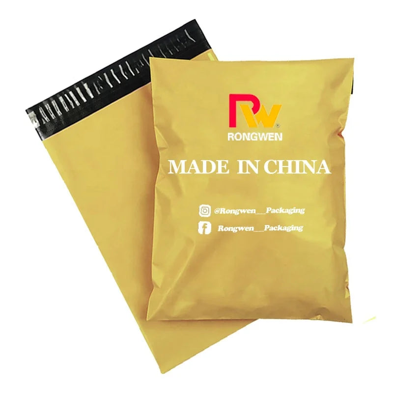 Custom Factory 10 X 13CM Package Thank You Recyclable Pink Black Clothing Package Shipping Bag Poly Mailer With LOGO Mailing Bag
